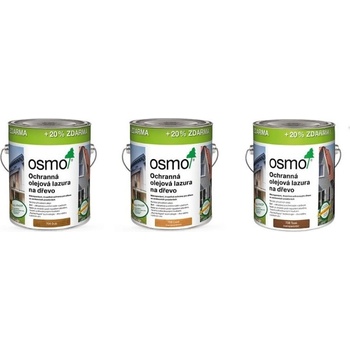Osmo 702 Ochranná olejová lazura 3L modřín