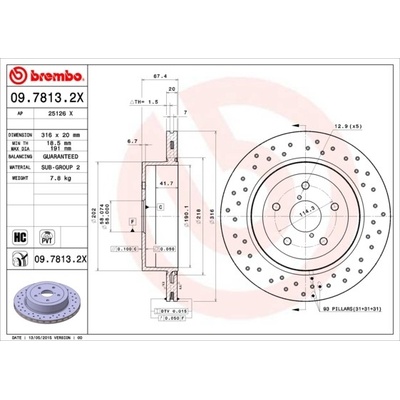 BREMBO 09.7813.2X