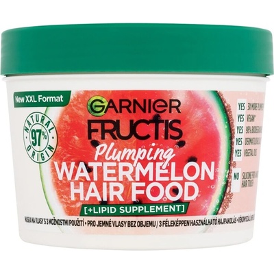 Fructis Hair Food Watermelon Plumping Mask от Garnier за Жени Маска за коса 400мл