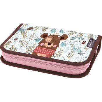 Herlitz Несесер с 34 части, 2 крила, Cute Bear- herlitz