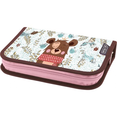 Herlitz Несесер с 34 части, 2 крила, Cute Bear- herlitz