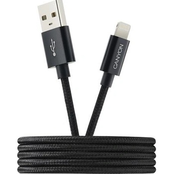 Canyon CNE-CFI3DG Lightning/USB, 1m, tmavošedý