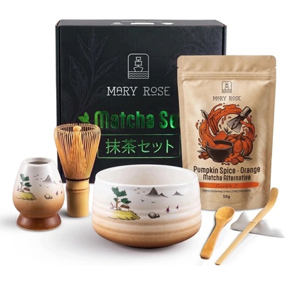 Mary Rose sada Sangaku na prípravu Orange Matcha Pumpkin Spice 100 g