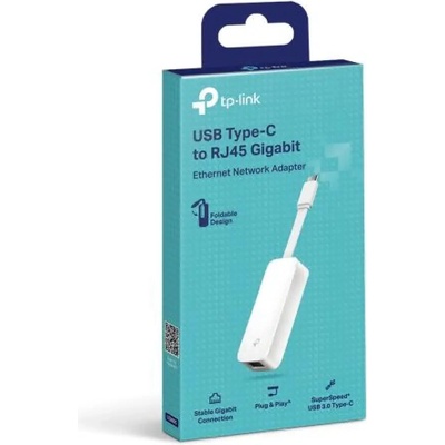 TP-Link Адаптер TP-LINK UE300C, Type-C / Ethernet RJ45, 1000MB/S (6935364072599)