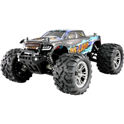 Amewi M-Land modrá komutátorový RC model auta elektrický monster truck 4WD 4x4 RtR 2,4 GHz 1:16