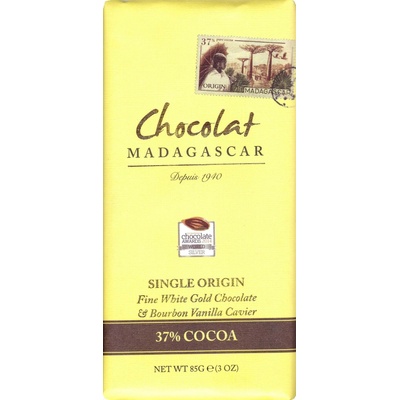 Chocolat Madagascar Bílá čokoláda 37% Bourbon Vanilla 85 g