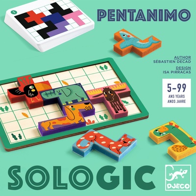 Djeco Sologic Pentanimo stolový hlavolam