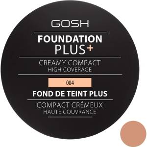 Gosh Foundation Plus Cremy Compact 004 natural 9g компактен крем фон дьо тен 9г