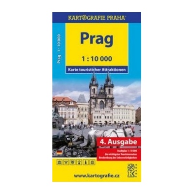 Praha mapa turistických zajímavostí