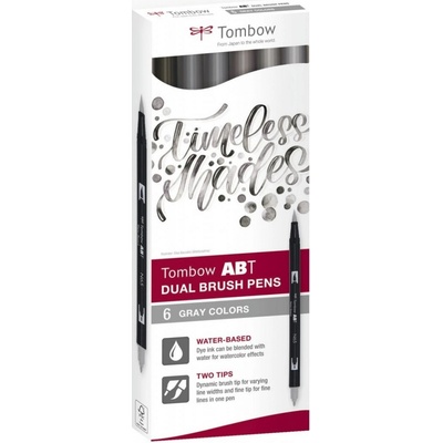 Tombow T Gray colors 6 ks ABT-6C-6
