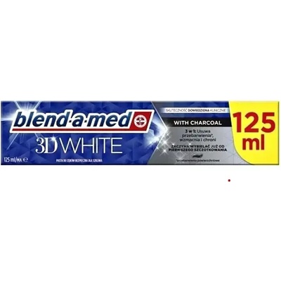 Blend-a-med Blend-а-Мed 3D White Charcoal Избелваща паста за зъби 125 мл
