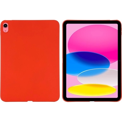 Vsetkonamobil 57158 RUBBER Ochranný kryt pre Apple iPad A16 2025 / iPad 2022 červené