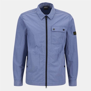 Image 1 of Barbour International Риза с дълъг ръкав Barbour International Men's Inline Cotton Long Sleeve Overshirt - Manor Blue BU58