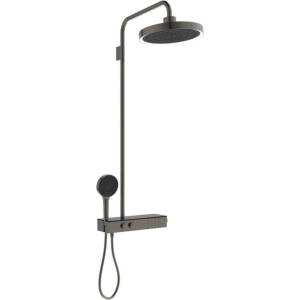 Ideal Standard Ceratherm Solos - Душ гарнитура с термостат, диаметър 33 см, 3 струи, с LED осветление, Magnetic Grey A7883A5 (A7883A5)