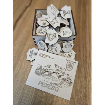 Image 1 of Danson - Puzzle Drevené pexeso Gazdovský dvor - 1 - 39 piese