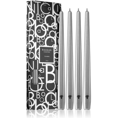Baobab Collection Candela Silver 4 ks