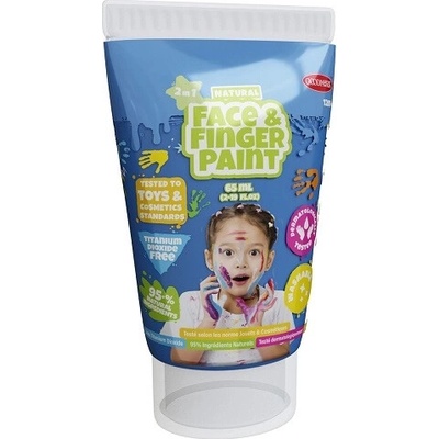 Boti natural modrá farba na maľovanie prstami a na tvár 65 ml
