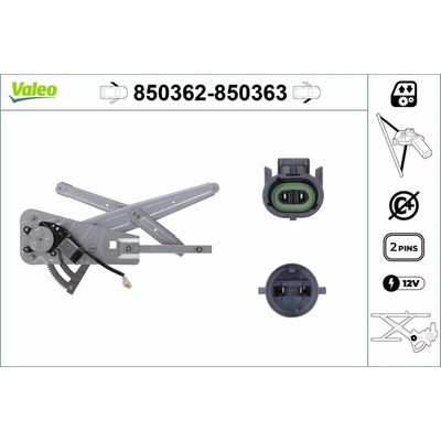 Zvedací zařízení oken VALEO 850362