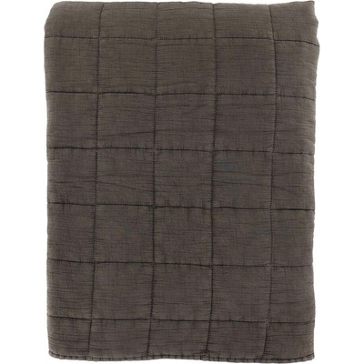 Chic Antique Mocca prehoz s opraným vzhľadom Aix Vintage Quilt 240 x 240 cm