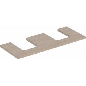 Geberit Плот за мивка Geberit One с двоен изрез 120 см, бежов дъб (505.335.00.5)