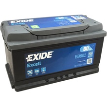 Exide Excell 12V 80Ah 700A EB802