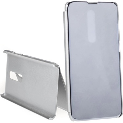 Pouzdro Clear View Xiaomi Mi 9T Stříbrné