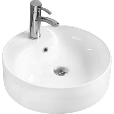 Mexen Lila мивка върху плота 46 x 46 см, бяла - 21824600 (21824600)