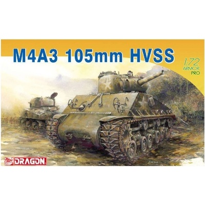 Dragon Models M4A3 105mm HVSS7313 1:72