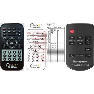 съвместим PANASONIC N2QAYC000064 - съвместимо дистанционно управление на марката General (N2QAYC000064) Дистанционно