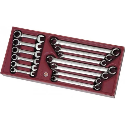 Kraftwerk souprava klíčů otevřených, ráčnových 13ks KR-4900-22B