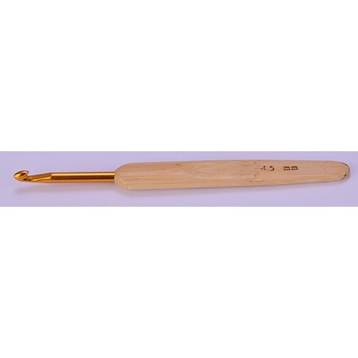 Háček kovový 14 cm s dřevěnou rukojetí Varianta: 4,5