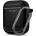 Spigen RUGGED ARMOR Силиконов калъф, устойчив на удар, карабинер, ЧЕРЕН Apple AirPods ASD01117 (ASD01117)