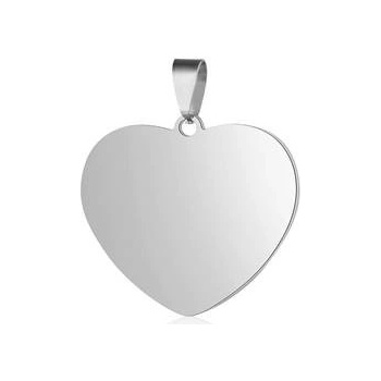 Šperky4U Ocelový přívěšek srdce DR1308 L