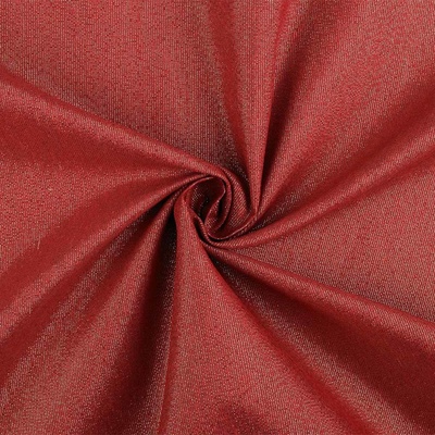 Dekorační látka Loneta s lurexem oboustranná Varianta: 6 (125 g/m²) červená, Balení: 1 m