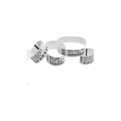 Zebra Z-Band Ultrasoft náramkové pásky, DT, 25 mm x 279 mm, 6 x 175ks, biela