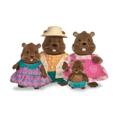 Li’L Woodzeez Семейство Бобърчета
