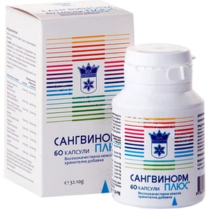 Vitalis Pharma Сангвинорм Плюс [60 капсули]
