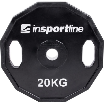 inSPORTline Ruberton Pogumovaný kotouč 20 kg 30 mm – Zboží Mobilmania