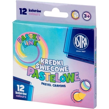 Astra Комплект пастели, Astra, Пастелни цветове, 12бр (AS311022001)