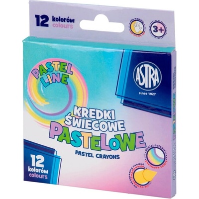 Astra Комплект пастели, Astra, Пастелни цветове, 12бр (AS311022001)