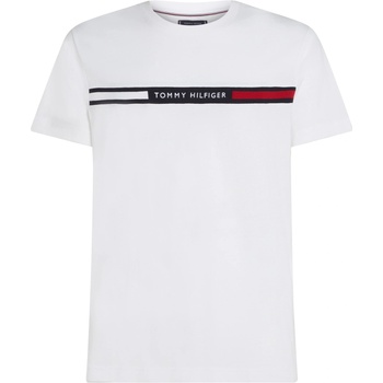 Tommy Hilfiger Тениска Tommy Hilfiger Logo Panel T-Shirt - White