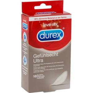Durex Feel Ultra Thin - ултра тънки презервативи - натурален латекс - 10 броя - lovesexshop