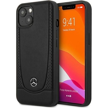 Mercedes-Benz Кейс Mercedes MEHCP15MARMBK за iPhone 15 Plus 6.7"", черен / черен, твърд, Leather Urban (KXG0074638)