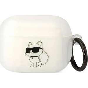 Karl Lagerfeld прозрачен калъф за AirPods Pro Ikonik Choupette (KLAPHNCHTCT)