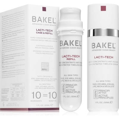 Bakel Lacti-Tech Case & Refill концентриран серум против стареене на кожата + резервен пълнител 30ml