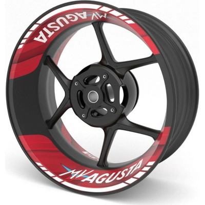M-Style dvoudílné polepy na kola MV AGUSTA
