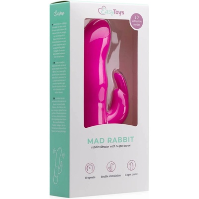 Easytoys Mad Rabbit bunny clit vibrator pink