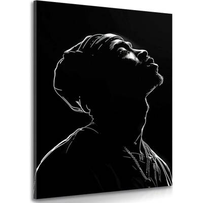 Obraz reper v černobílém - 40x60