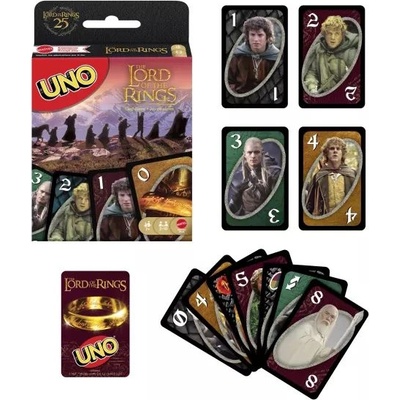 Mattel Uno: Игра с карти „Властелинът на пръстените (JMF13)