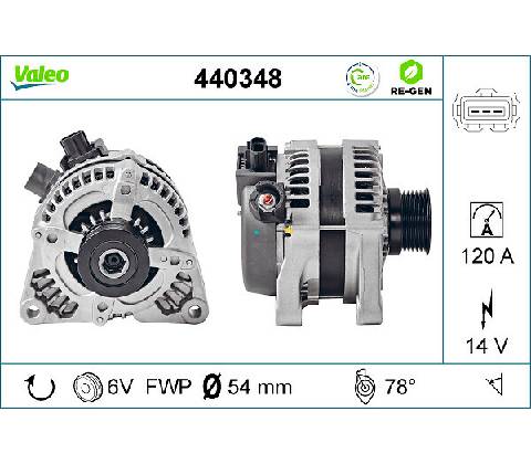 Alternátor VALEO 440348